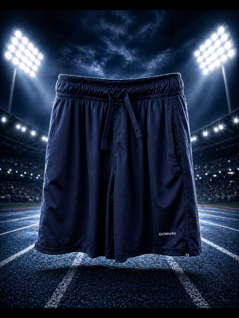 Athletic Works Navy Performance Shorts Large